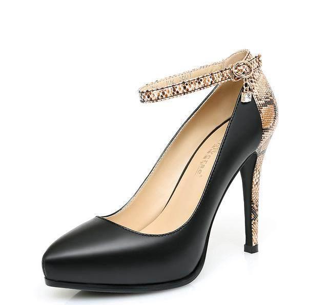 真皮|简约又不失个性,走路不累脚,让你爱上高跟鞋