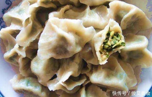 面团|最近才发现这种素馅最好吃，比肉饺子都要香，孩子能连吃十几个