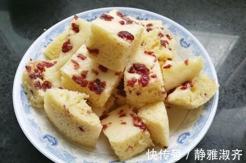 发糕|玉米面最好吃的做法,筷子一搅,手不沾面就能做好,比蛋糕还好吃