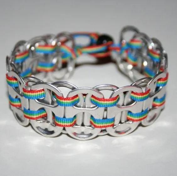 易拉罐喝完别扔，把环收集，简单的改一改，可做出很多妙用作品