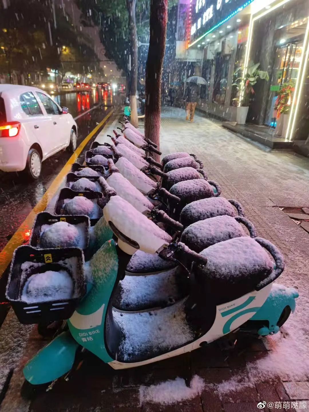 泡脚桶|九江的雪，有这么大！