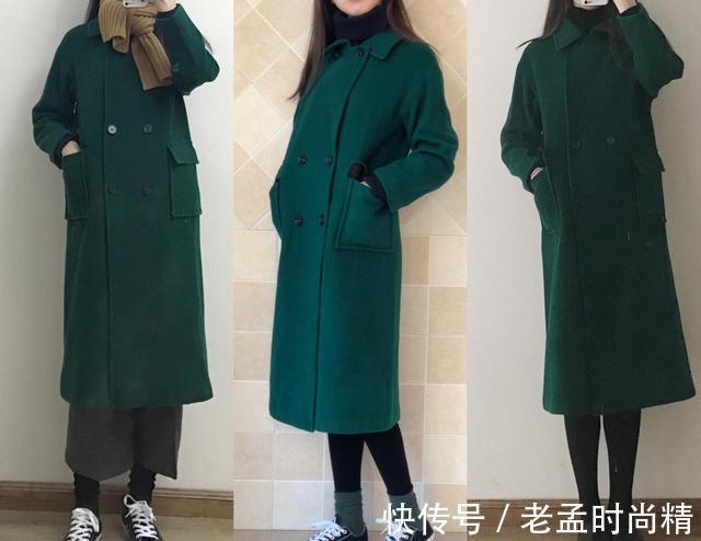 打底裤 爱美的女人冬天穿“大衣”,用“一衣多穿”方式,好穿又百搭