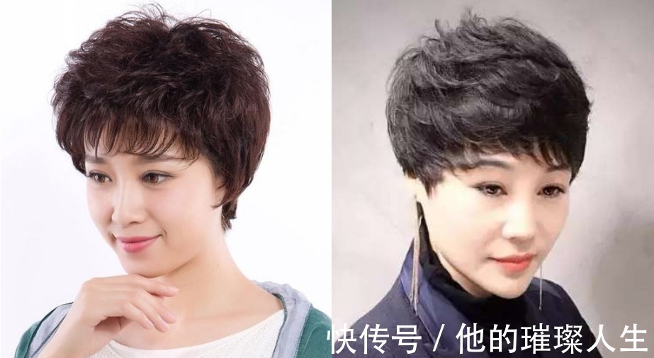 短发 五六十岁女人做发型,一定不能按照真实年龄设计,显老又没气质!