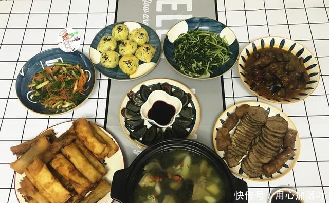 元宵节,儿子出差,我做了6菜1汤和2道小吃,和未来儿媳妇一起吃