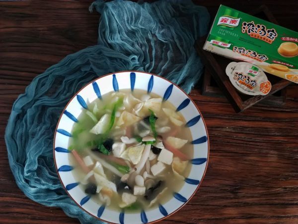 内脂豆腐|鲜掉眉毛的??菌菇豆腐羹