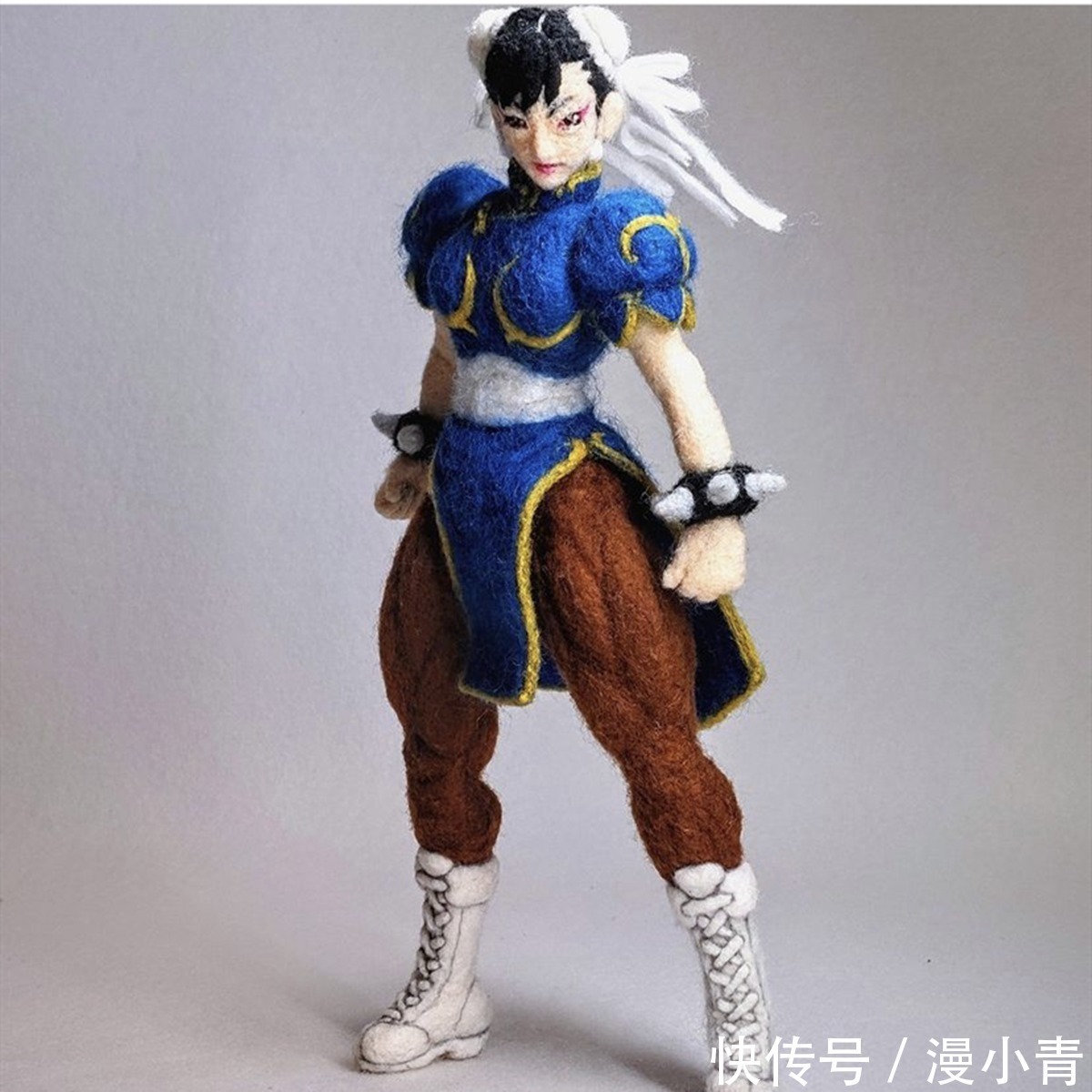 塑料手办|塑料手办很常见,可你见过用羊毛做成的人偶手办吗,而且细节到位