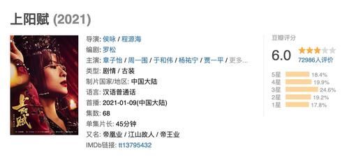 《上阳赋》都大结局了，“王牌”才播出章子怡这期，贾玲没白努力