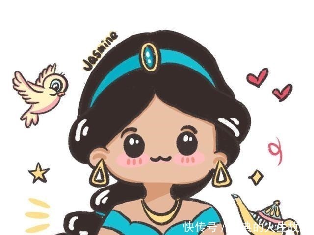 白雪公主|又被迪士尼公主萌坏了!集体变大眼萝莉,爱丽儿的小表情可真多