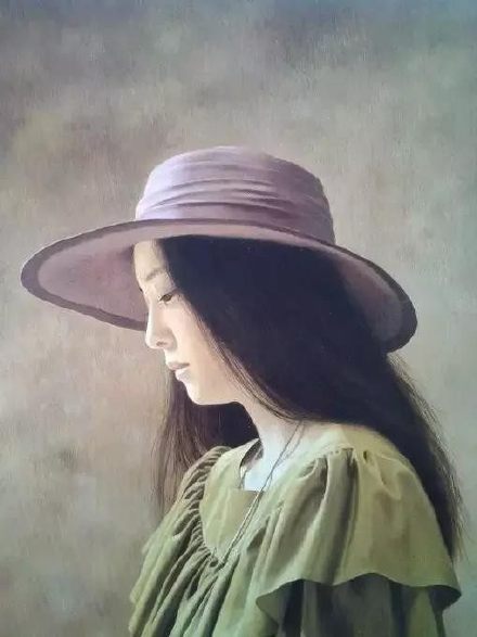 油画@日本著名油画家 森木草介,一辈子只画一个模特经典作品欣赏