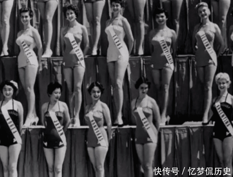 身高|珍贵老照片：日本人身高反差惊人，图5是50年代的选美比赛！