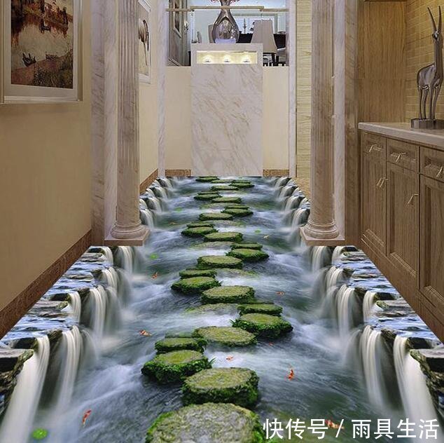 3d|等我有钱，客厅坚决拆掉踢脚线换成19年流行装法，效果好8倍