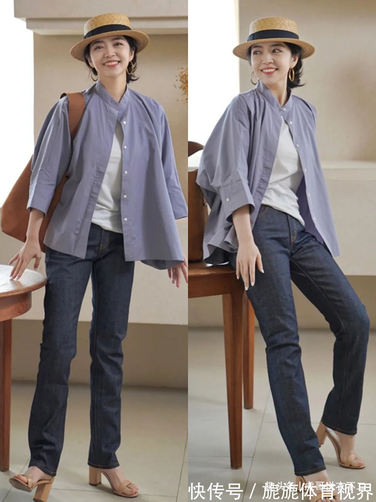 针织衫 三木才是春装搭配高手,优雅减龄又高级,她的每件单品都想拥有