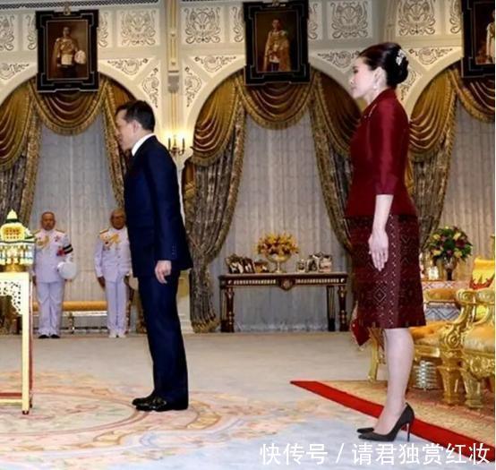 苏提达真大气,接待总理用钻石装饰发型,有钱就是任性!