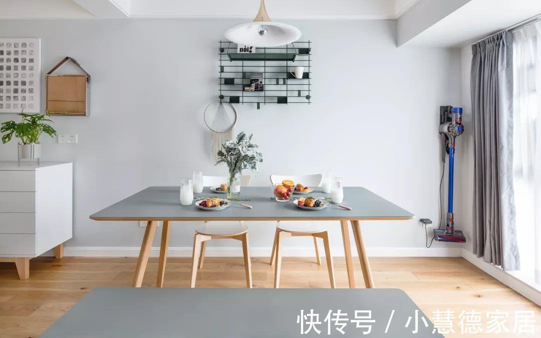 色调|106㎡北欧风小户型,简单的色调搭配原木色,原来还能这么好看!