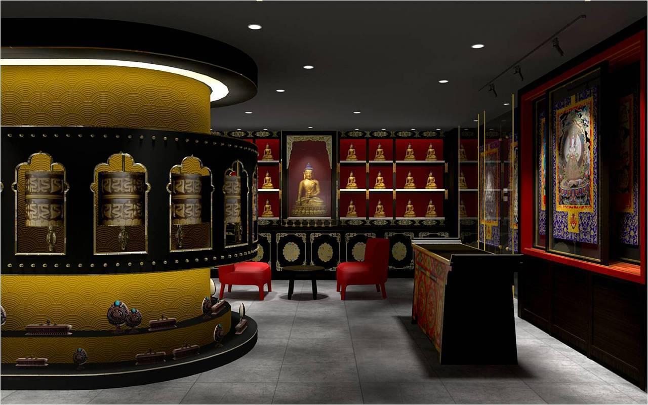 藏传佛教|菩提道品品牌空间设计