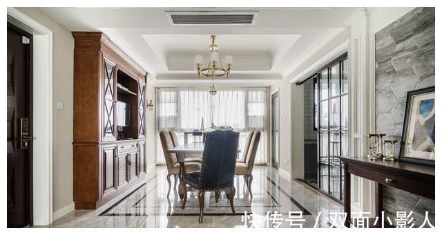 美式|159平美式风空间,整体设计通透大气,构建奢美气质家