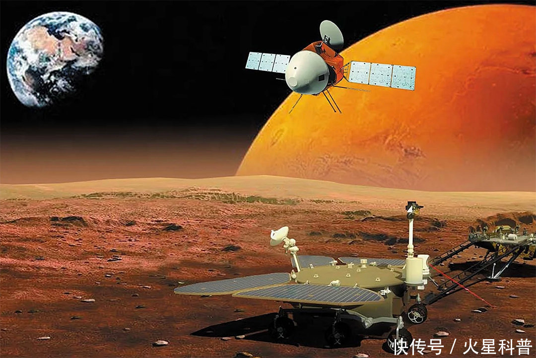 中國天問一號成功登陸火星!比NASA早7天發射,為何晚3個月登陸?