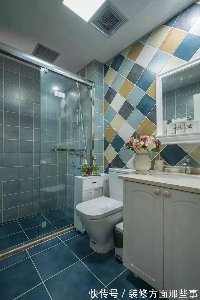 三居室|128平美式田园风三居室，色彩迷人，给人一种如沐春风之感