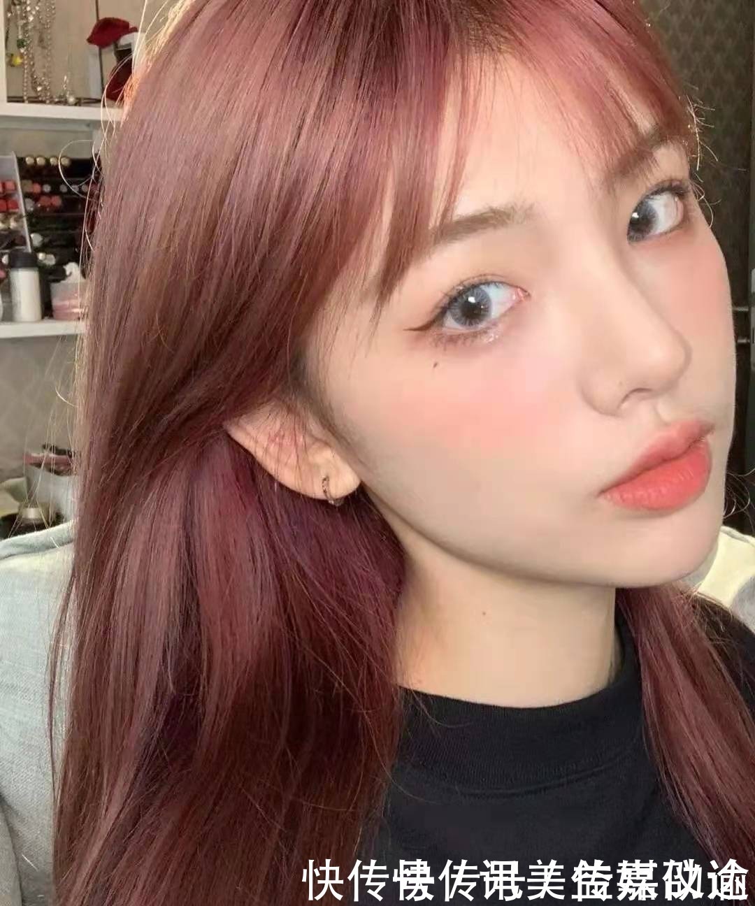 姐妹们|火遍2021的流行发色,紫灰色素颜无压力,亚麻棕灰掉色也很美