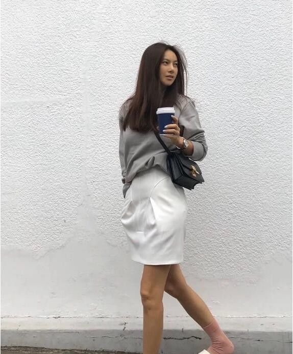 高跟鞋|有着健康肤色韩国博主 穿搭日常又有高级感