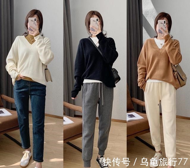 大衣 羽绒服不流行了,今年流行“外套+毛衣+裤裙”,时髦好看有气质!