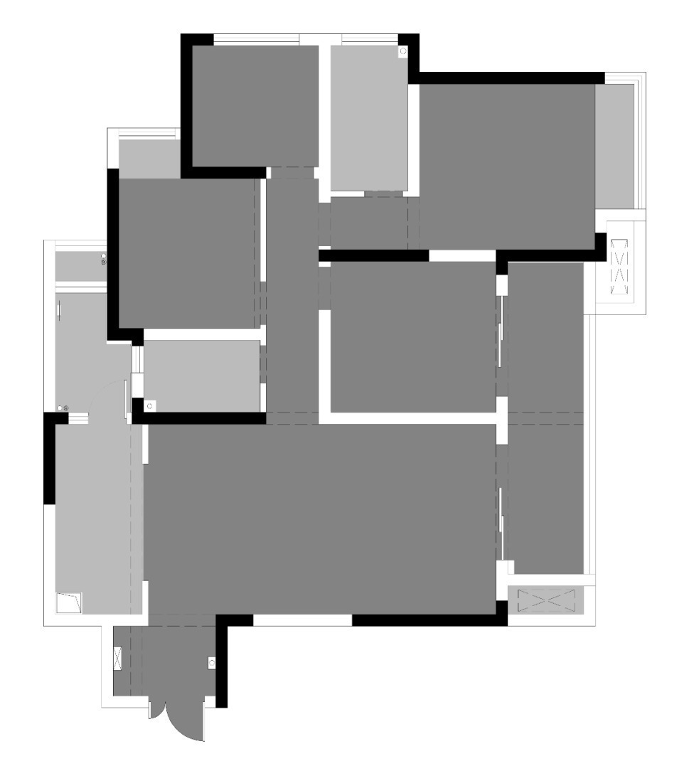 四居|130㎡轻奢四居,融入美式的沉稳庄重,打造温柔的质感生活