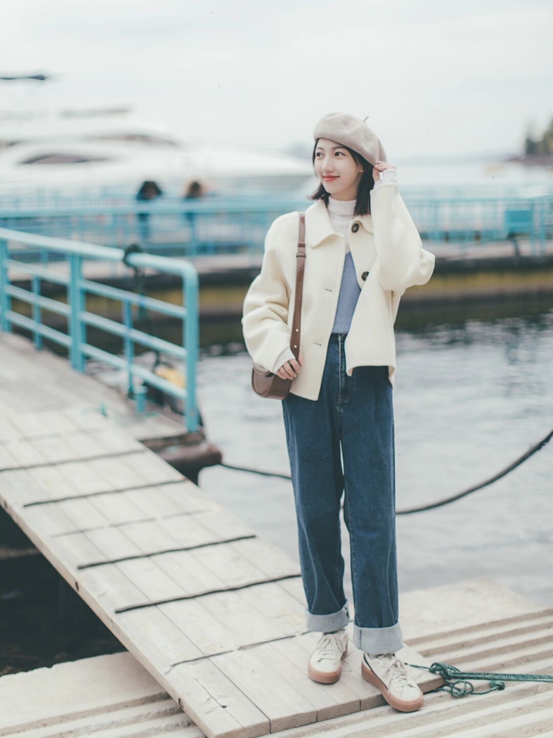 牛仔裤 入冬后,加绒裤又火了,贴身暖和又舒适,保暖又有气质