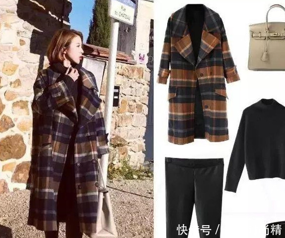 女人穿大衣自然光腿才好看, 当然备上光腿神器, 不能老寒腿