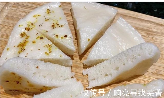 米糊|早餐店卖的白糖糕原来是这样做的,自己做简单营养又卫生!