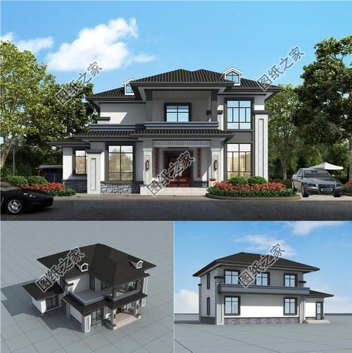 效果图|7款农村别墅图,一生可能就建一次房,还不好好选选