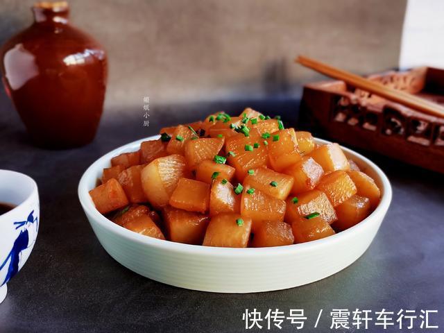 红烧酱油|1个萝卜简单2步，红烧做法简单，萝卜不油不腻，香软入味超下饭