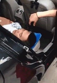 |搞笑GIF：本以为可以瞒天过海 结果还是被发现了