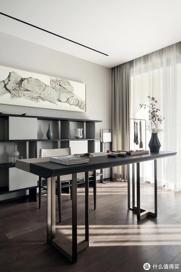 中式|河南小夫妻的318㎡别墅火了，入户诗意新中式，藏不住的高级感