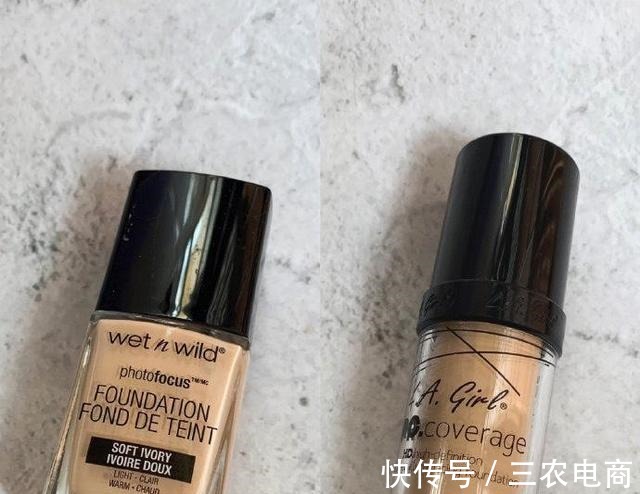 遮瑕膏 适合干皮的粉底液!