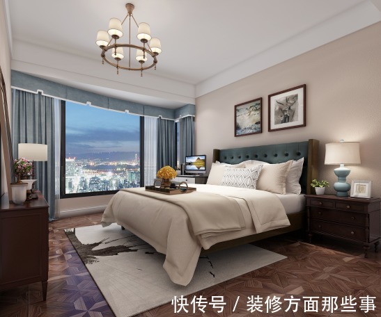 华美|215平美式四居室,空气中都充满华美、绮丽、浪漫的气息