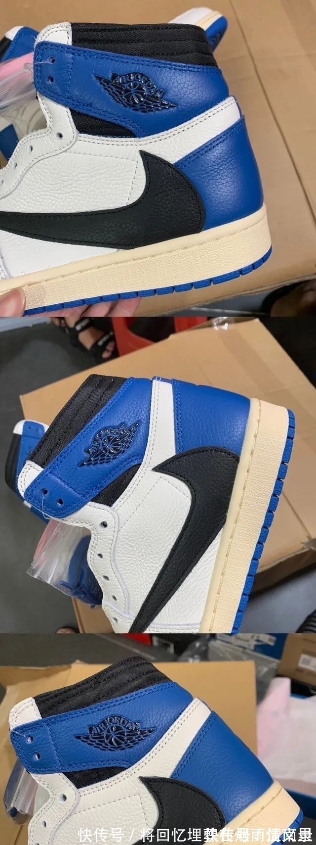 正品 藤原浩倒钩闪电aj1最强横向对比测评 中底拉邦皮料剪裁差的是正?