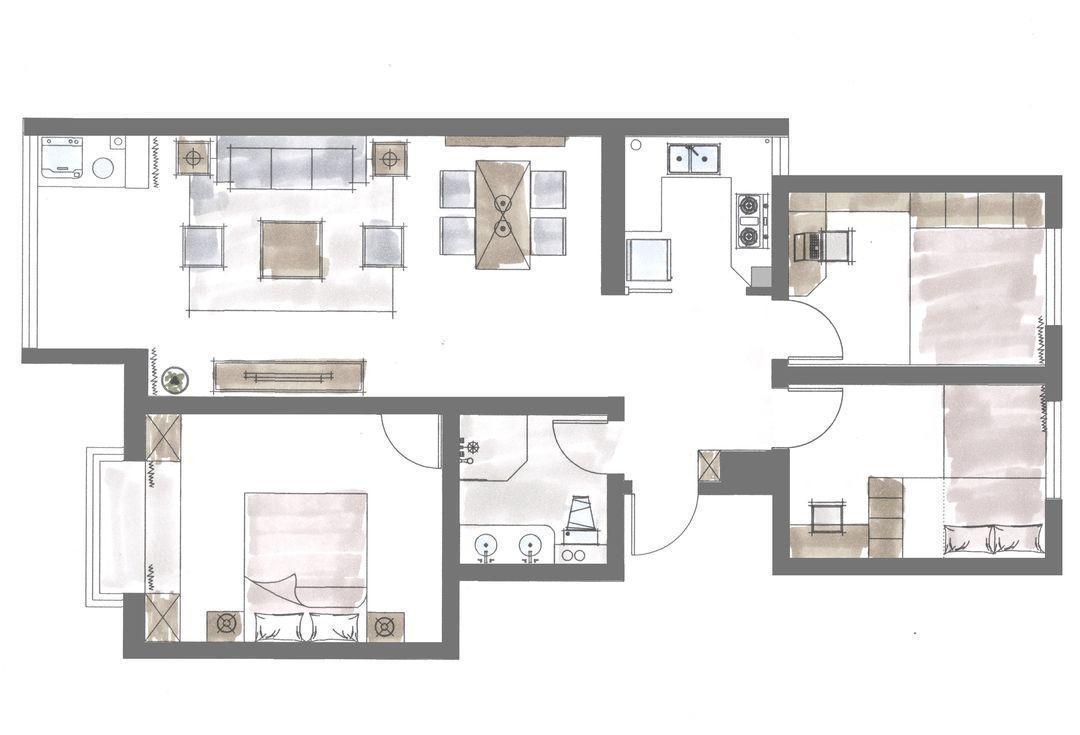 北欧风|装完才发现，北欧风格真是又美又省钱，108平才花费15万！