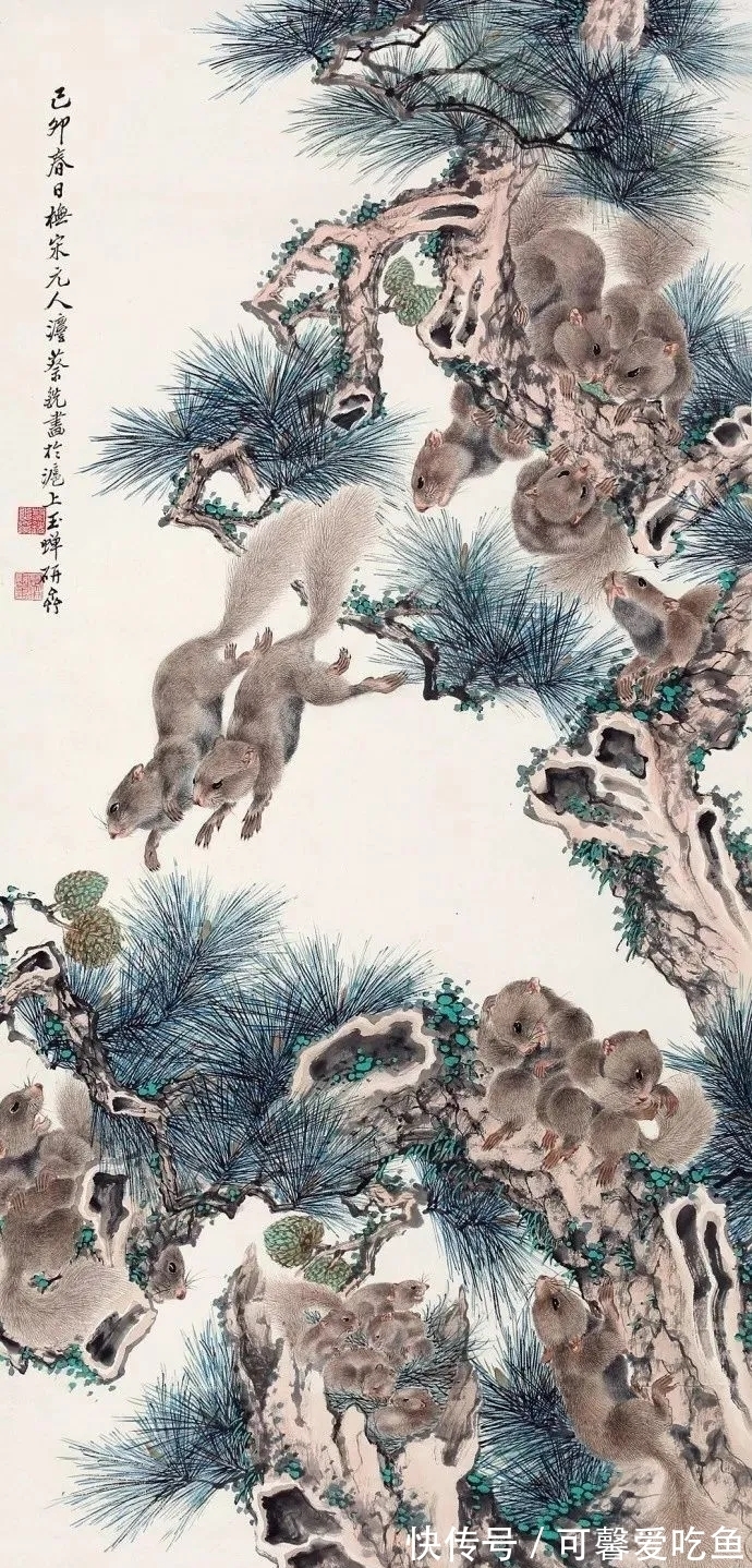 蔡震渊!一位不大“出名”的现代国画家|蔡震渊花鸟画