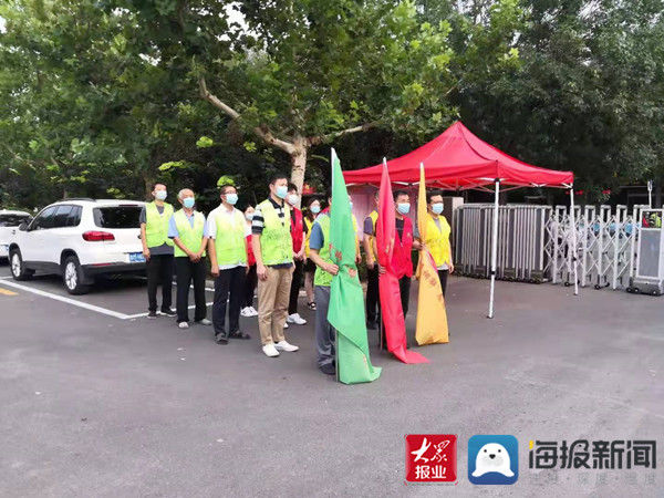 段峰|惠民县孙武街道惠安社区组织志愿服务队开展疫情防控活动