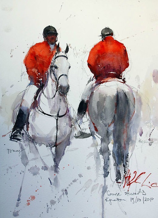 艺术家@雾里看花,澳大利亚水彩艺术家科维奇的作品,很是美!