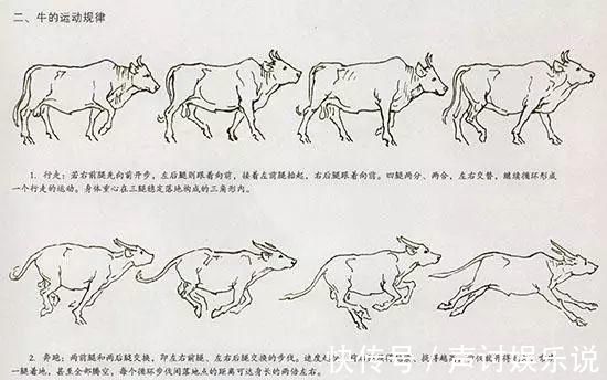 国画@牛年:国画牛的画法步骤图文详解,一目了然