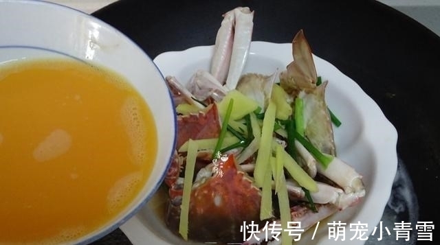 吃肉|梭子蟹和它是一对，蒸一蒸上桌，肉嫩味鲜又营养，比吃肉强
