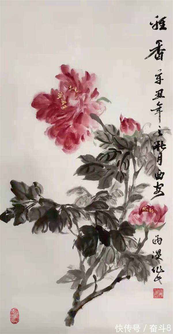 长安汉唐书画院！画家张雨漫 花鸟作品欣赏