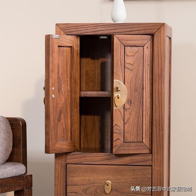 家具|一屋子新中式榆木家具，这种充满岁月沉淀的美，简直太震撼了