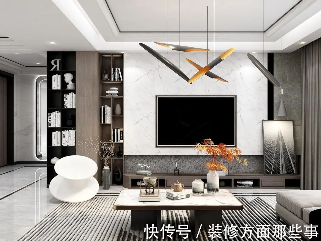 电视背景墙|拯救客厅空间格局,电视柜这样设计,撑起家居颜值半边天!