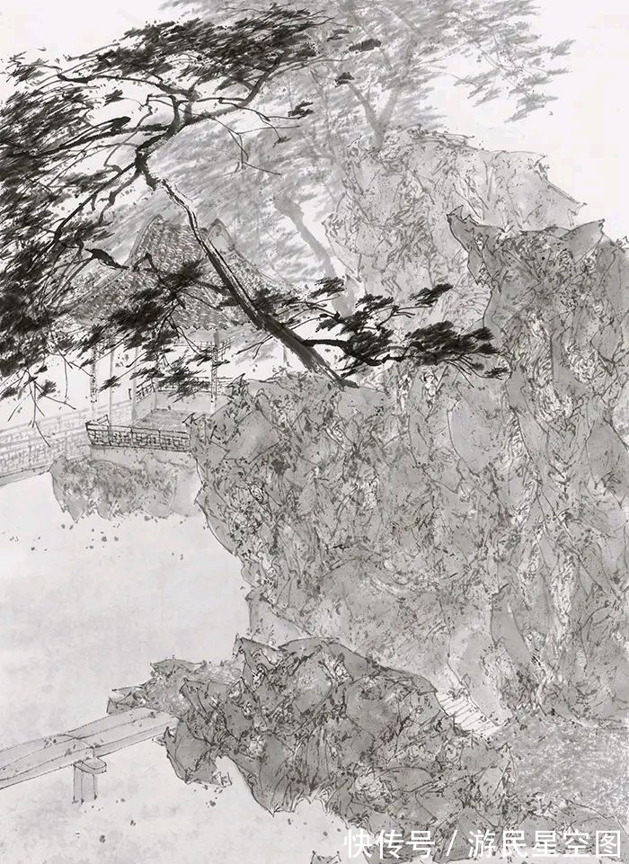 山水画|江苏省国画院|虚幻冷逸、静入太古,徐钢山水画精选