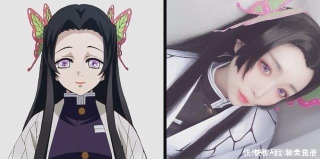 粉碎|鬼灭之刃COS粉碎次元壁伊之助被神还原,蝴蝶忍、香奈乎美如画