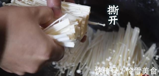 美食坊|凉拌金针菇最好吃的做法,简单好吃又健康,看看你喜欢吃不?