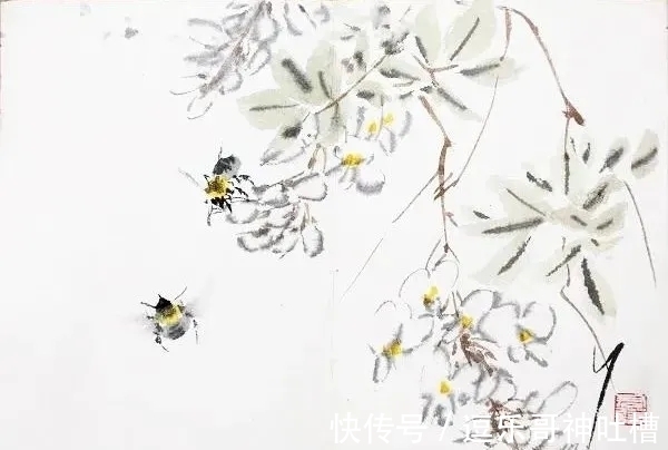 花鸟画!写虫圣手!潘君诺花鸟画