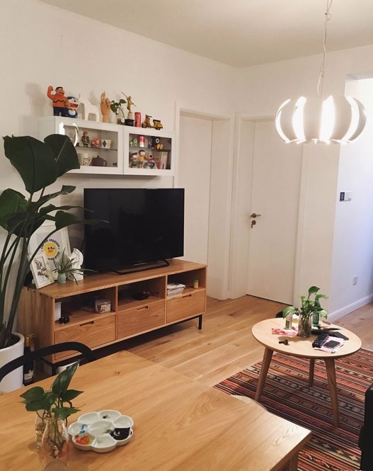 收纳|电视背景墙的26种装修方式,从此不止电视+装饰柜!